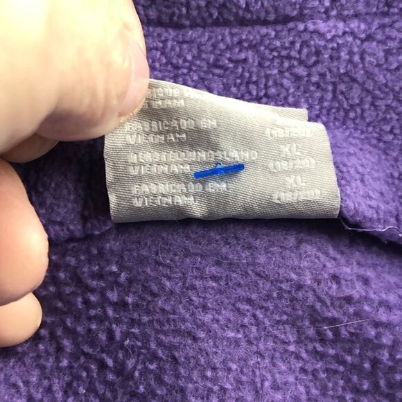 Columbia Women Fleece Jacket Size XL Full Zip Staand Collar Outdoors Purple Cozy - Picture 7 of 12